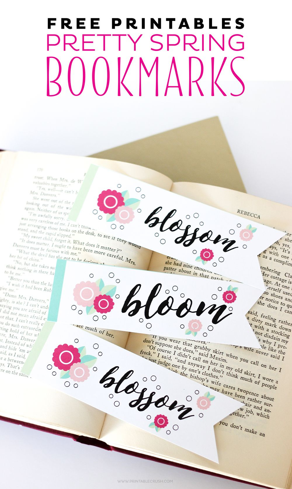 If You&amp;#039;re Like Me And Still Like To Read Actual Books, You&amp;#039;ll Love - Free Printable Spring Bookmarks