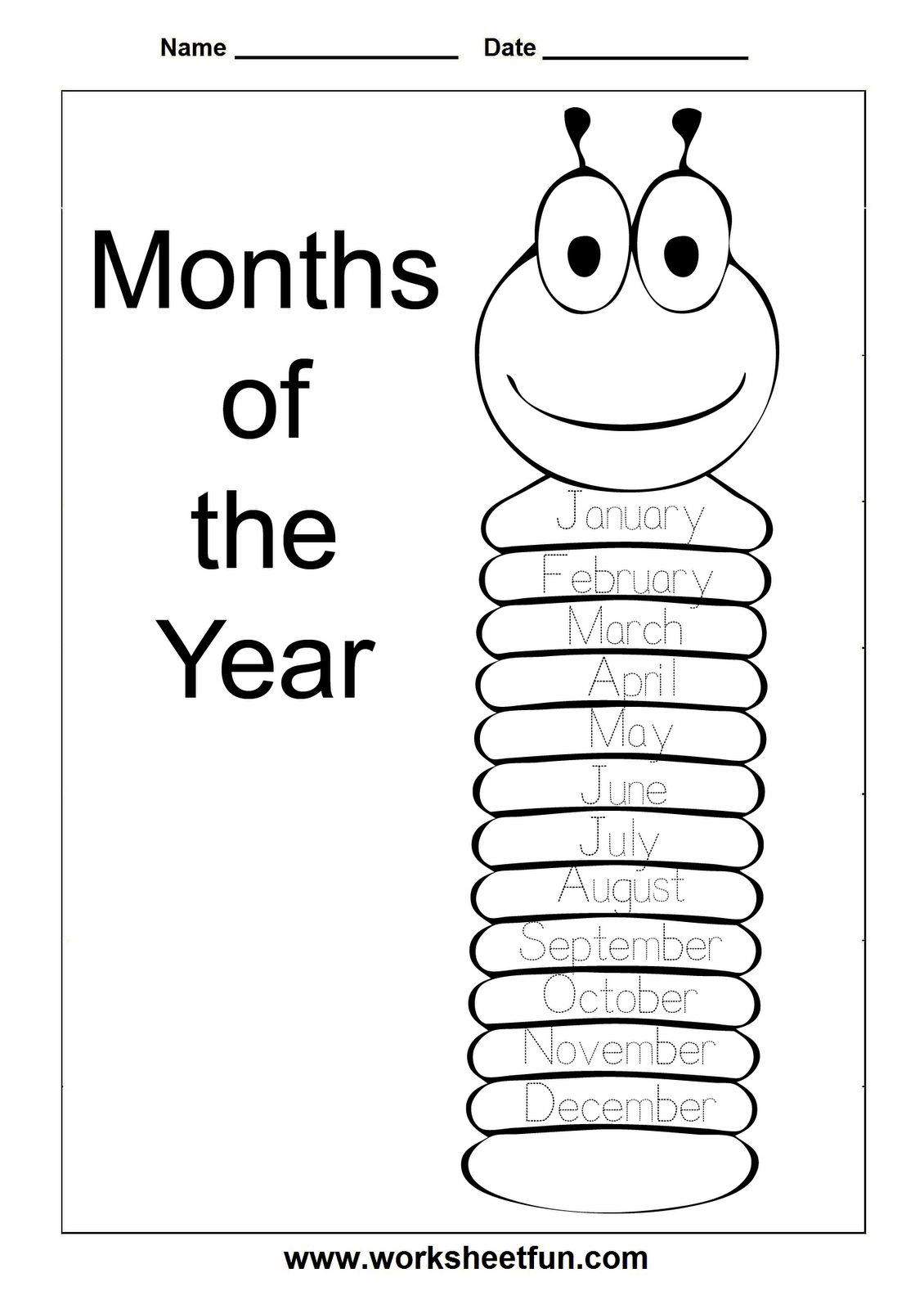 Image Result For How To Teach Months Of The Year | Kiddo | Months In - Free Printable Months Of The Year Chart