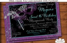 Free Printable Sweet 16 Birthday Party Invitations