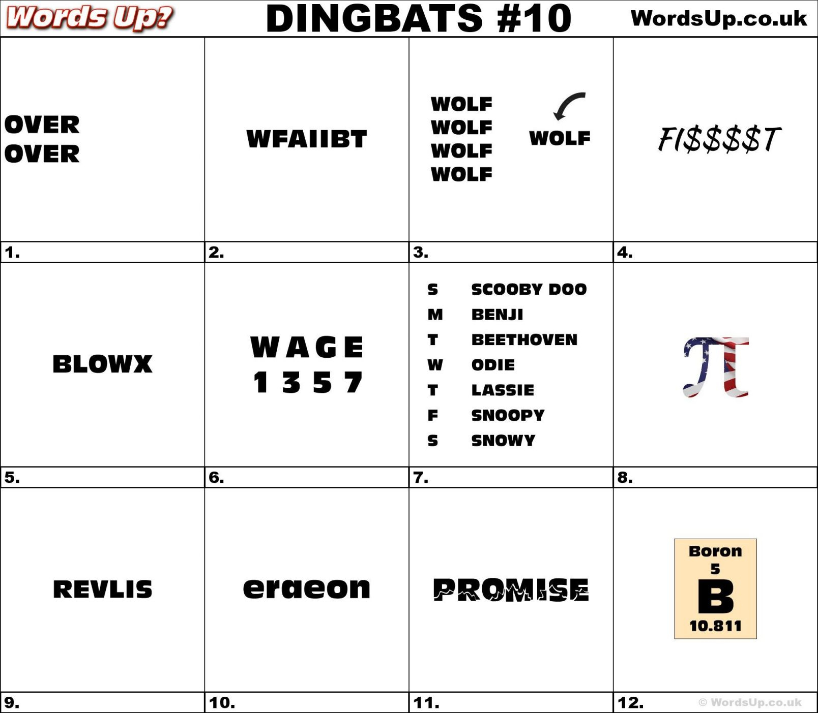 Inspirational Rebus Puzzles Printable | Chart And Template World - Free Printable Dingbats Puzzles
