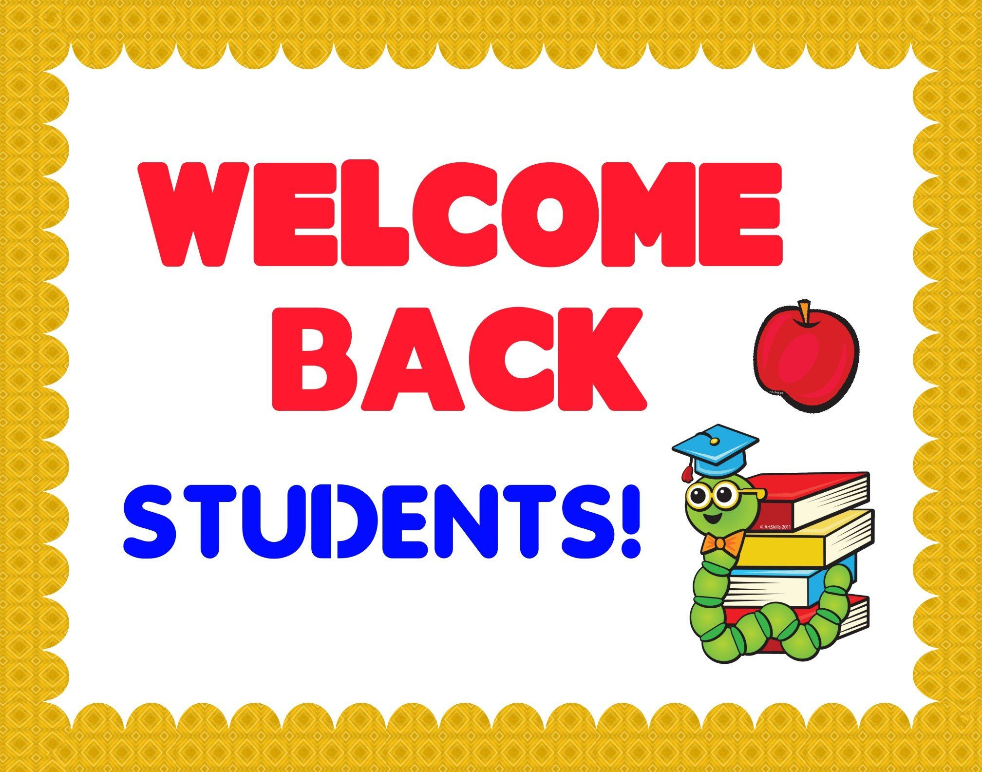 Inspirational Welcome Back To School Wallpaper | Www.pantry-Magic - Welcome Back Banner Printable Free