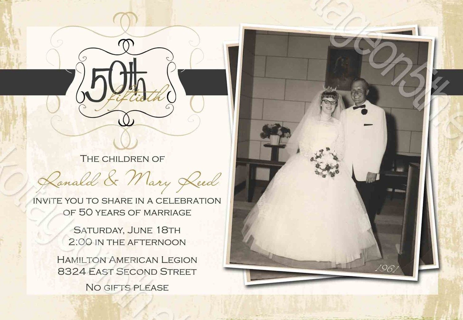 Invitations | 35Th | Anniversary Invitations, Anniversary Party - Free Printable 60Th Wedding Anniversary Invitations