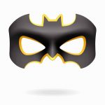 Iron Man Face Mask Template Elegant Batman And Batgirl Free   Free Printable Ironman Mask