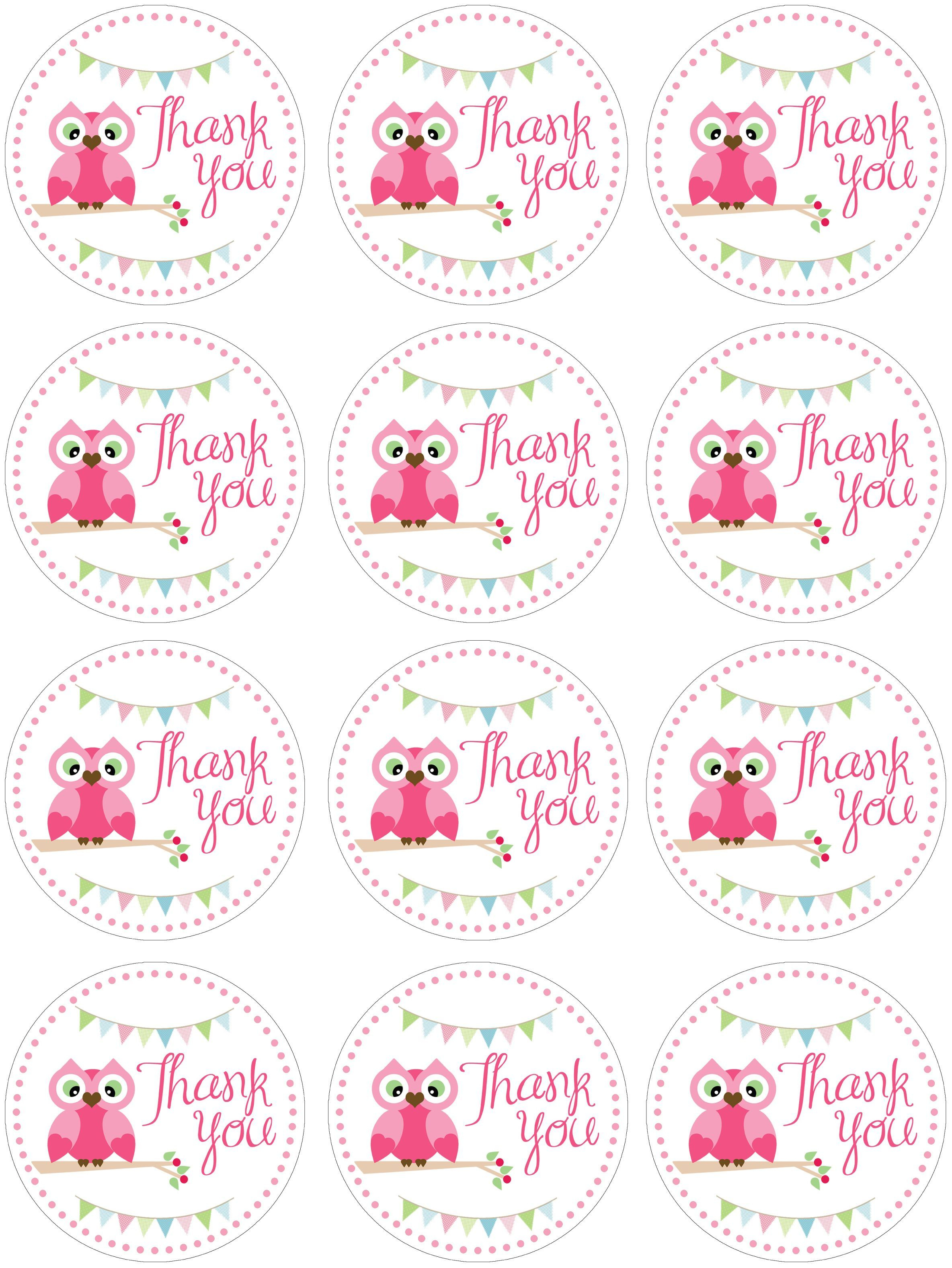 It&amp;#039;s A Girl Free Printable Tags – Jowo - Free Printable Thank You Tags Template