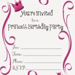 It's A Princess Thing: Free Printable Princess Birthday Party   Free Princess Printable Invitations