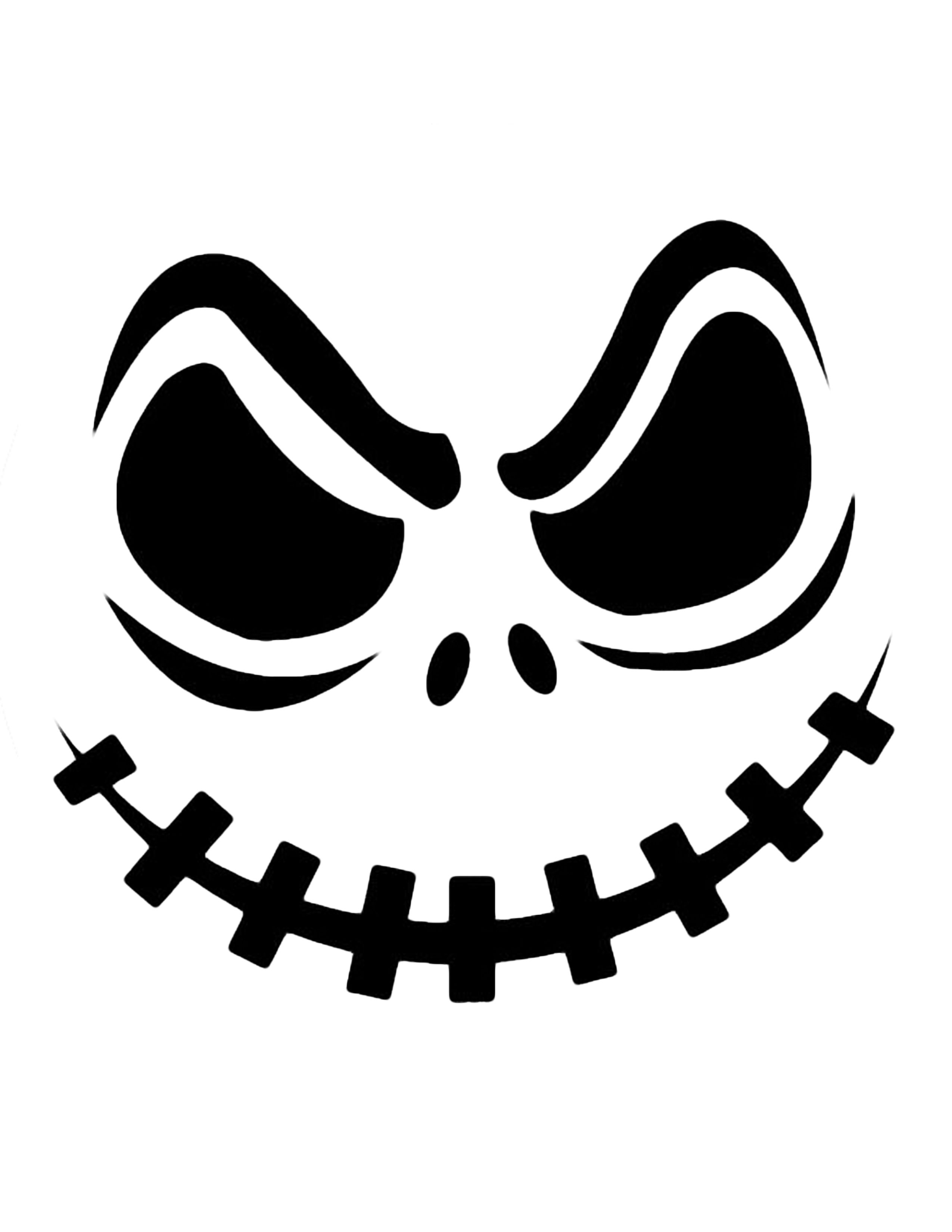 Jack Skellington Pumpkin | Cricut Cutter Ideas | Halloween Pumpkin - Free Printable Pumpkin Carving Stencils For Kids