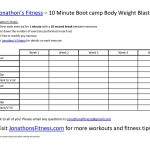 Jonathon's Fitness Site: Printable Workout Routine   Free Printable Gym Workout Routines