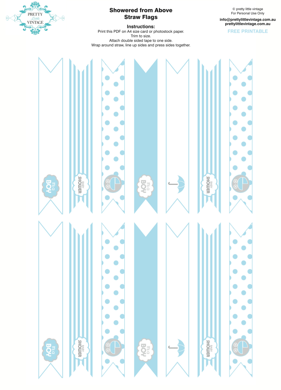 Kara&amp;#039;s Party Ideas Showered From Above Rain Boy Baby Shower - Baby Shower Bunting Free Printable