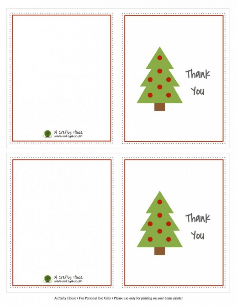 Kids Christmas Thank You Note Printables - Design Dazzle Pertaining - Free Christmas Thank You Notes Printable