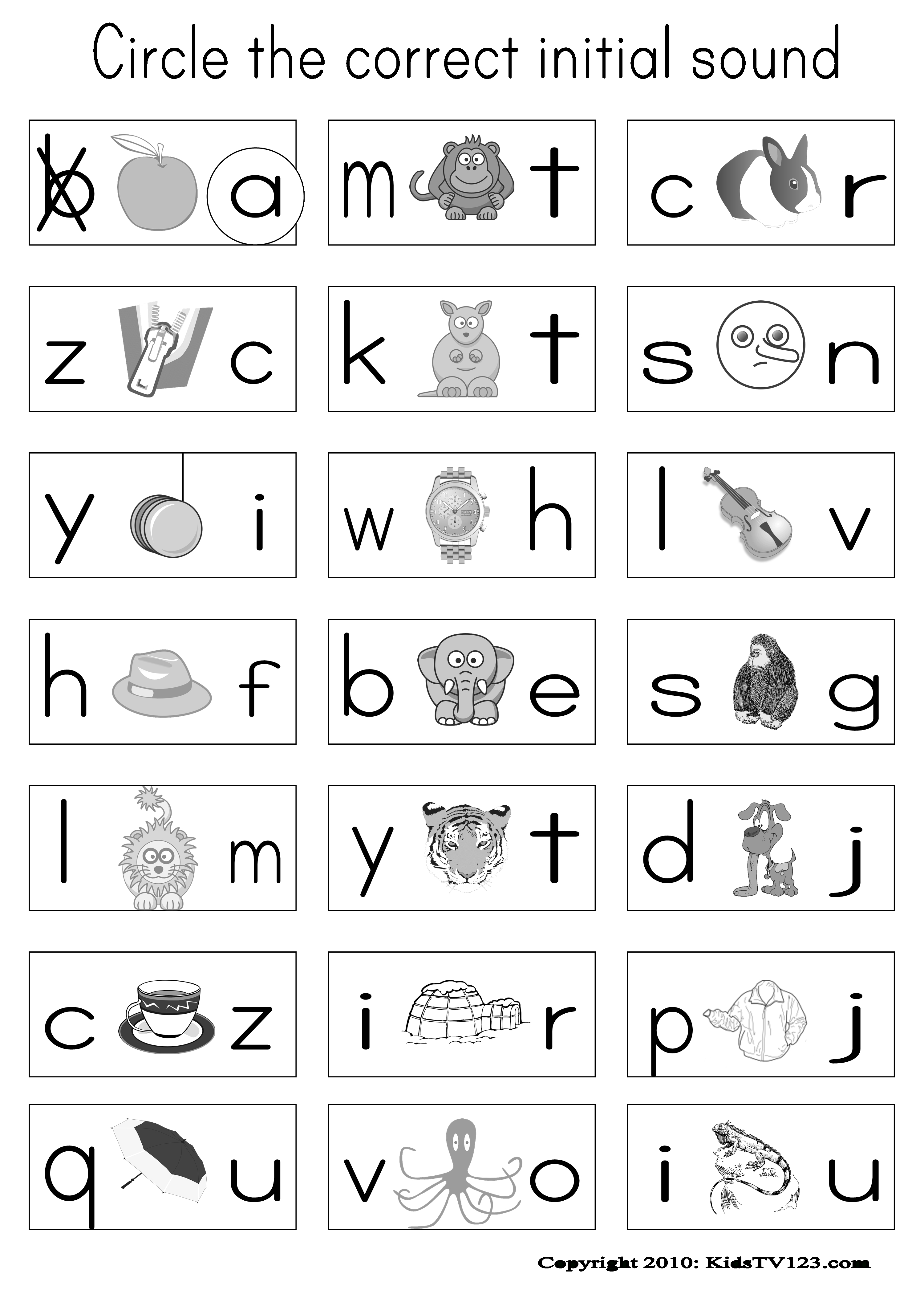 Kidstv123 - Phonics Worksheets | Classroom-Reading &amp;amp; Phonics - Free Printable Phonics Worksheets