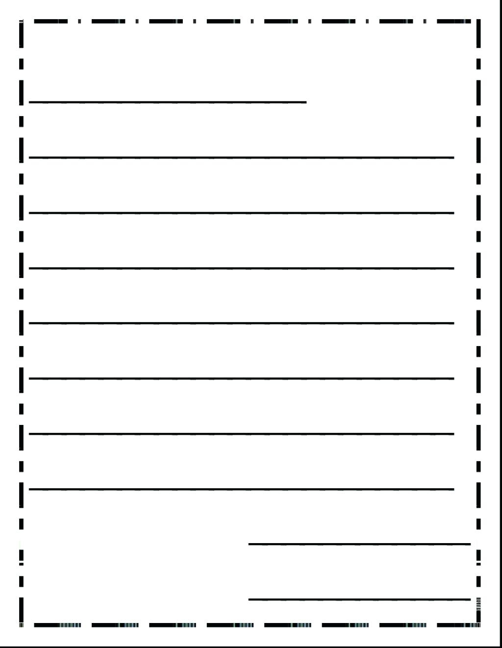 Kinder Writing Paper Kinder Handwriting Paper Grade Handwriting - Free Printable Handwriting Paper For First Grade