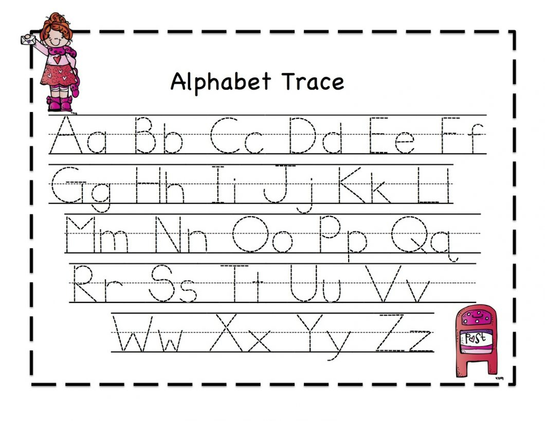 Kindergarten Alphabet Worksheets – With Letter S For Preschool Also - Free Printable Alphabet Tracing Worksheets For Kindergarten