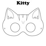 Kitty Mask Free Printable Halloween Masks On Outstanding Halloween   Free Printable Fox Mask Template