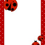 Ladybug Birthday Party With Free Printables | Birthday Party Ideas   Free Printable Ladybug Baby Shower Invitations Templates
