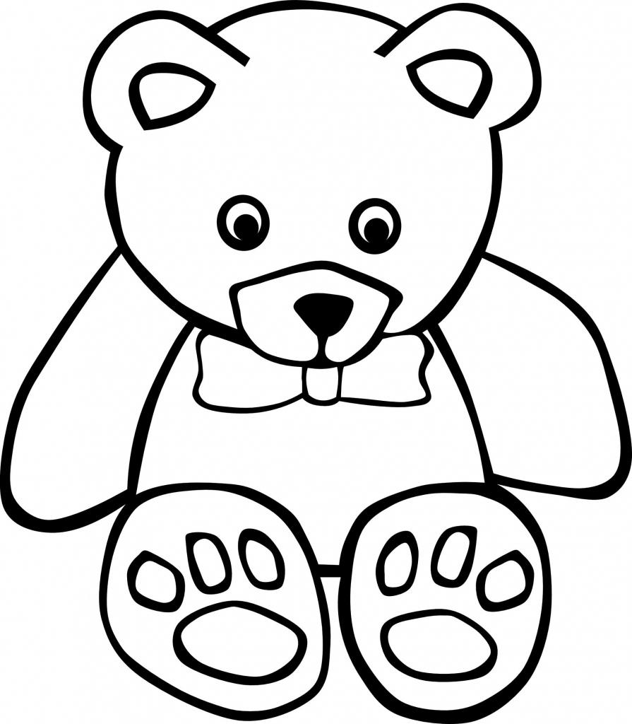 Languages Free Printable Teddy Bear Coloring Pages For Kids | Kids - Teddy Bear Coloring Pages Free Printable