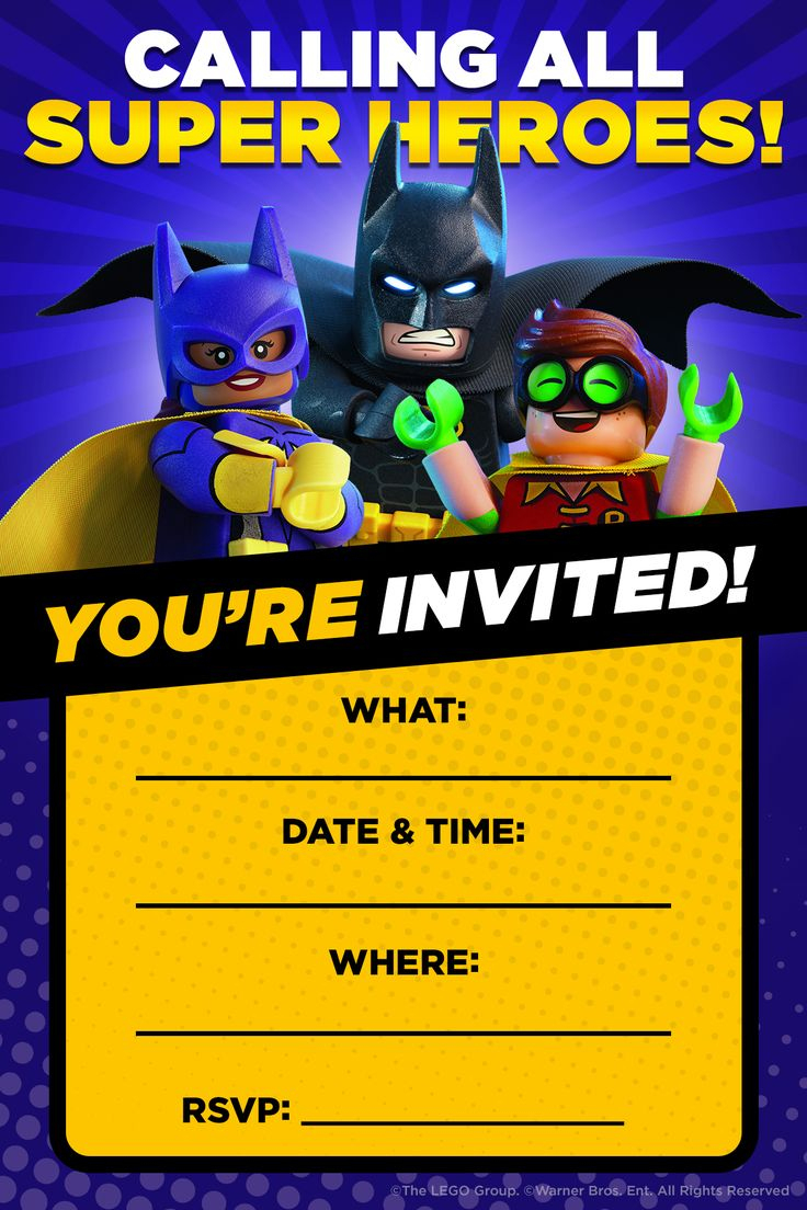 Lego Batman Birthday Party Invitations Nice Lego Batman Birthday - Lego Batman Party Invitations Free Printable