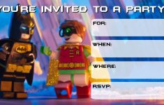 Lego Batman Party Invitations Free Printable