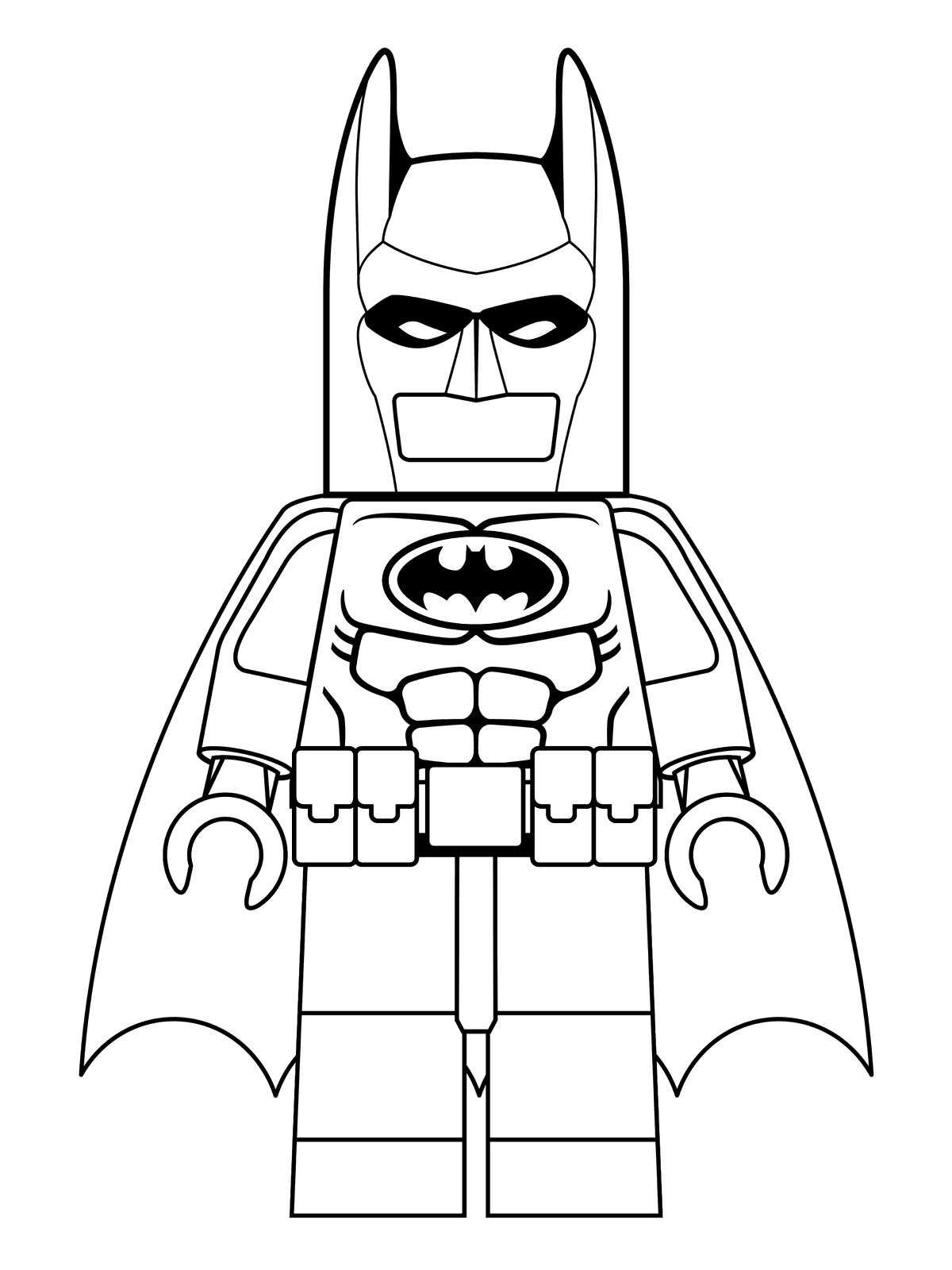 Lego Batman To Print - Lego Batman Kids Coloring Pages - Free Printable Batman Coloring Pages