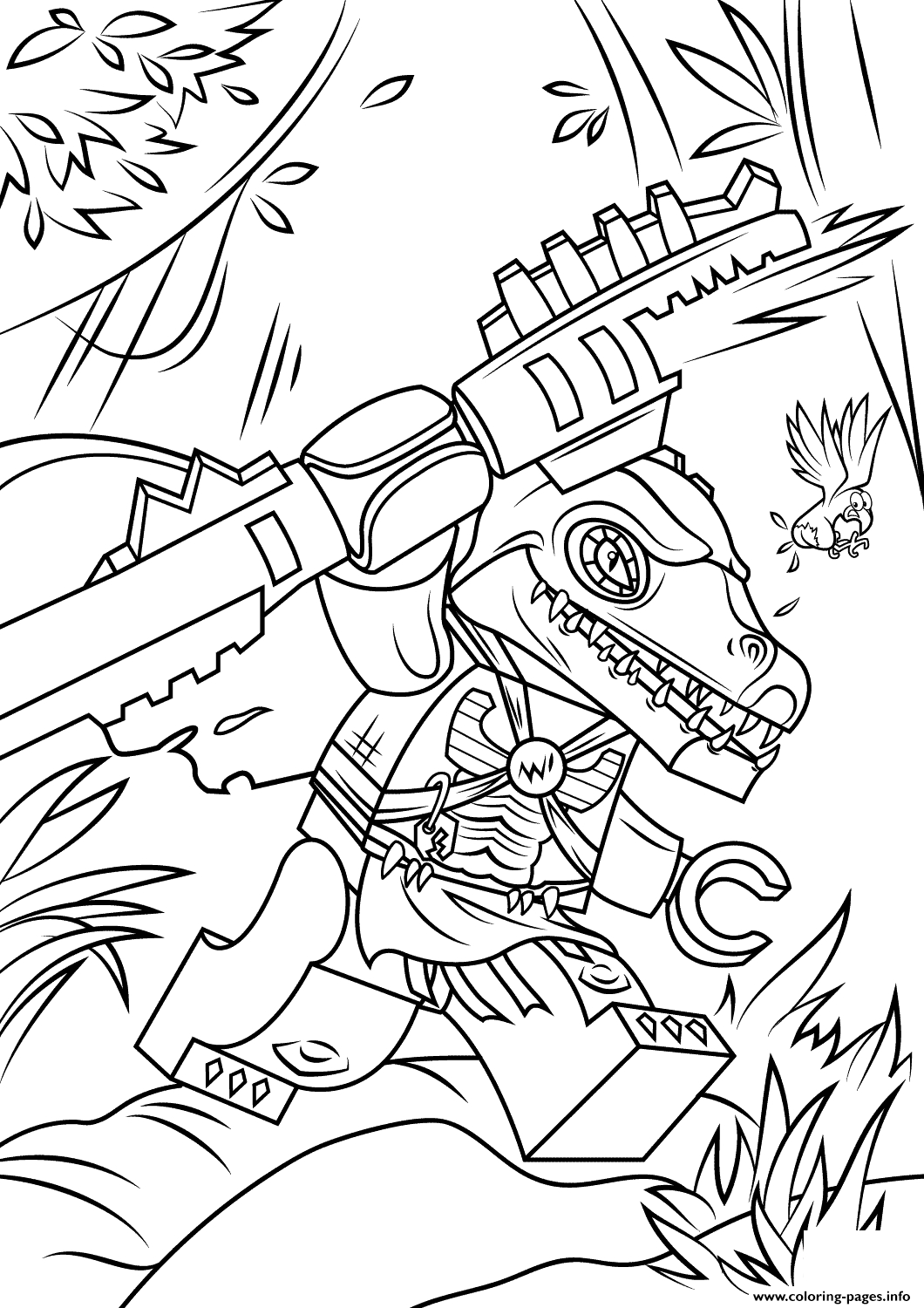 Lego Chima Cragger Coloring Pages Printable - Free Printable Lego Chima Coloring Pages