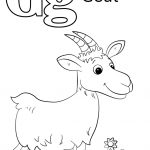 Letter G Is For Goat Coloring Page | Free Printable Coloring Pages   Free Printable Letter G Coloring Pages