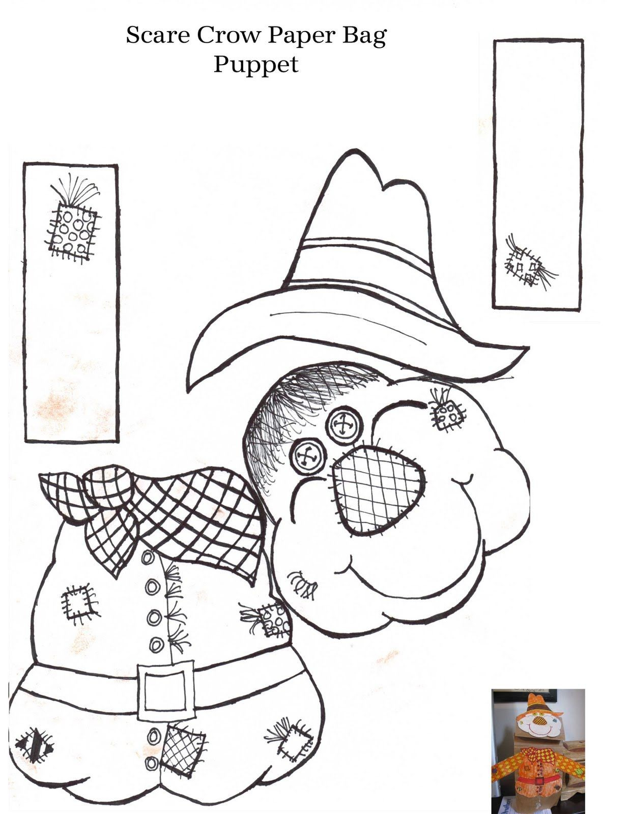 Letter H Horse Craft Template New Printable Scarecrow Patterns - Free Scarecrow Template Printable