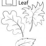 Letter L Is For Leaf Coloring Page | Free Printable Coloring Pages   Free Printable Leaf Coloring Pages