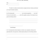 Letter Template For Notice To Landlord Best Of Rental Letter   Free Printable Rent Increase Letter