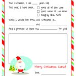 Letter To Santa – Free Printable | Christmas Ideas | Pinterest   Free Printable Christmas Letters