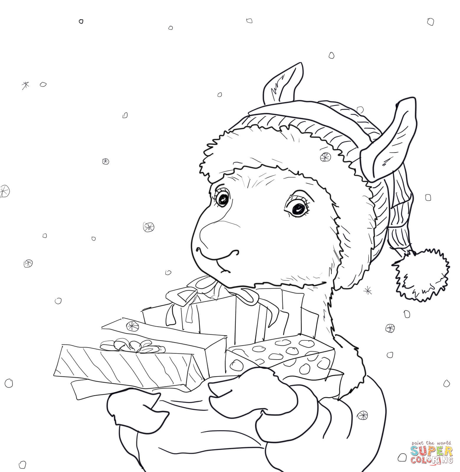 Llama Llama Red Pajama Coloring Page | Free Printable Coloring Pages - Free Printable Pajama Coloring Pages