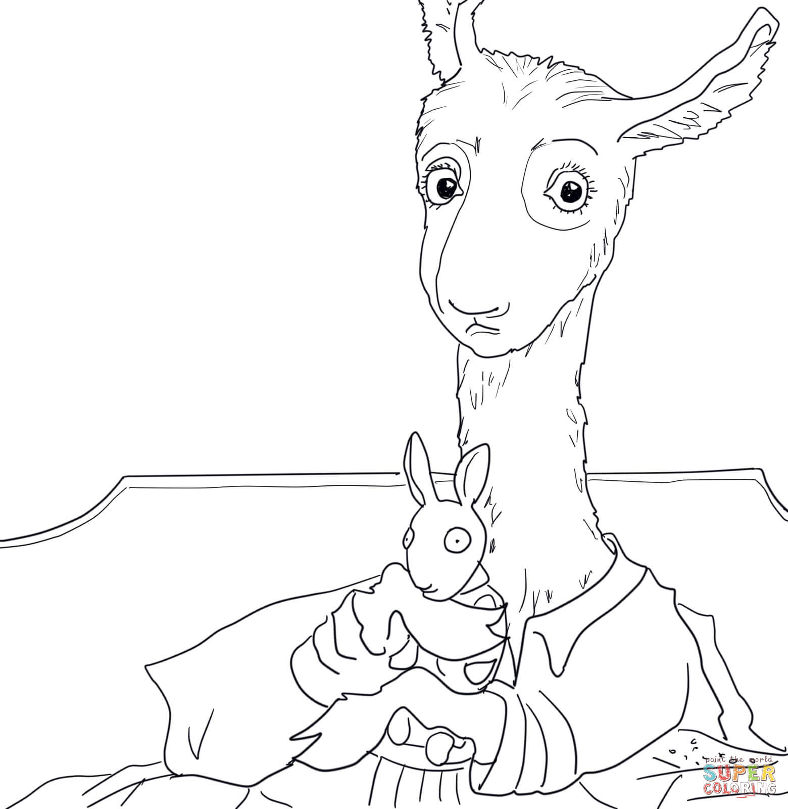 Llama Llama Red Pajama Coloring Page | Free Printable Coloring Pages - Free Printable Pajama Coloring Pages