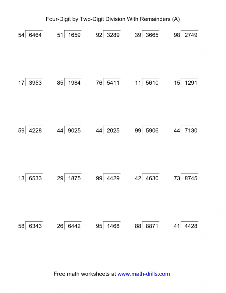 Long Division Worksheets 5Th Grade Pdf | Download Them And Try To - Free Printable Division Worksheets For 5Th Grade