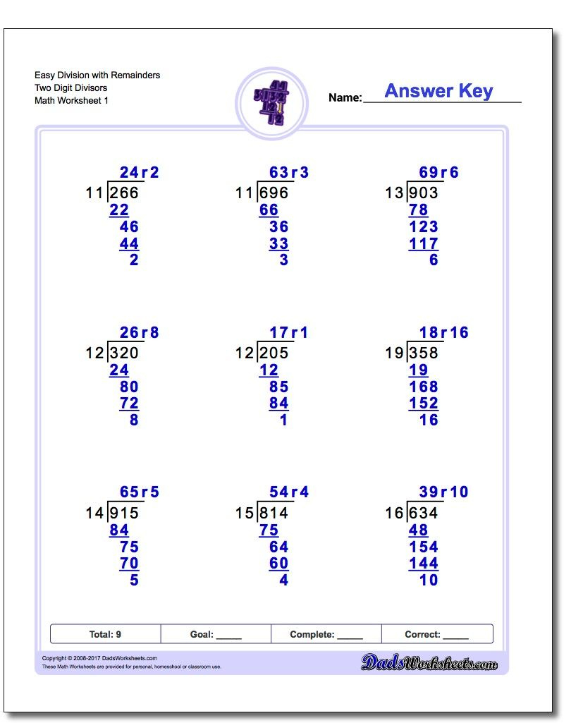 Long Division Worksheets With Multi-Digit Divisors | 5Th Grade Math - Free Printable Division Worksheets For 5Th Grade