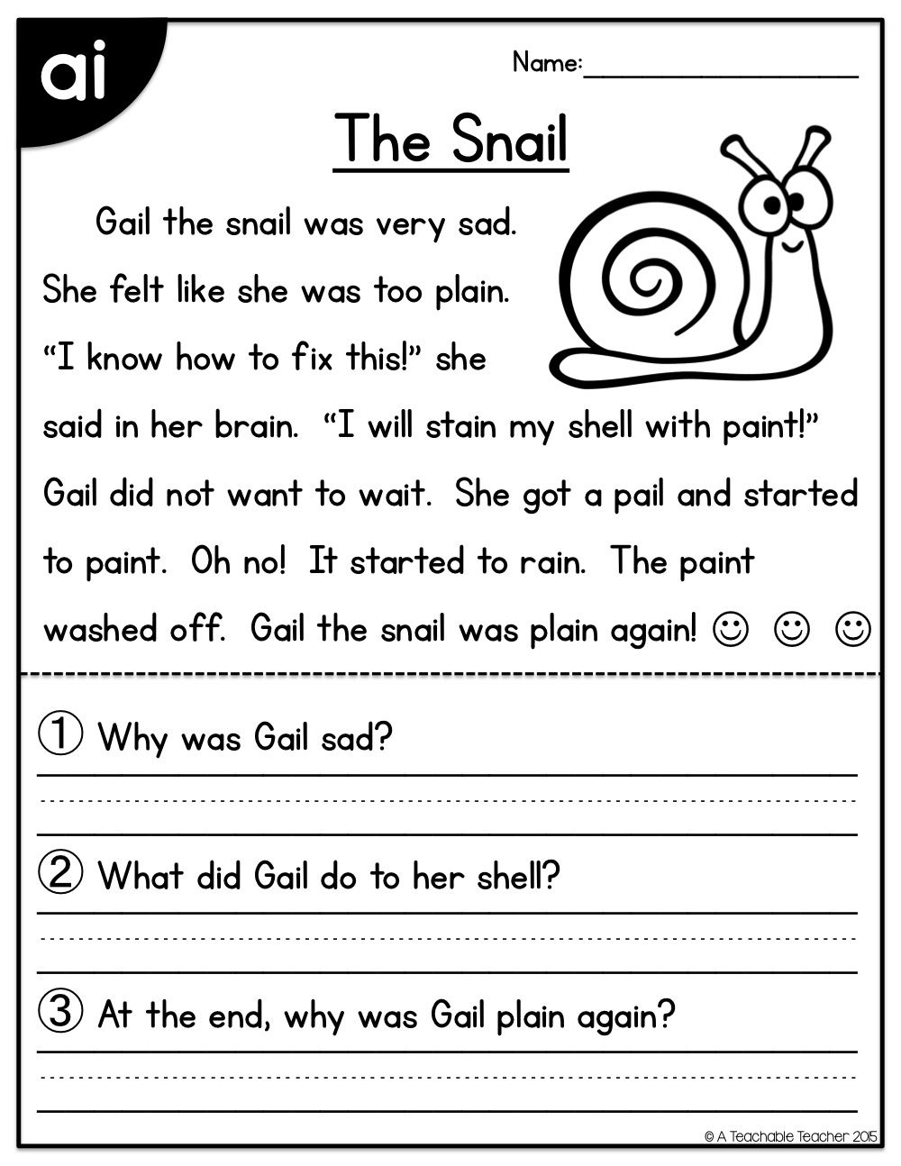 Long Vowels Reading Passages Freebie | Printable Activity Sheets - Free Phonics Readers Printable