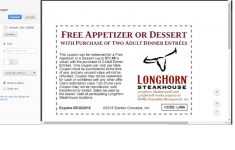 Texas Roadhouse Free Appetizer Printable Coupon 2015