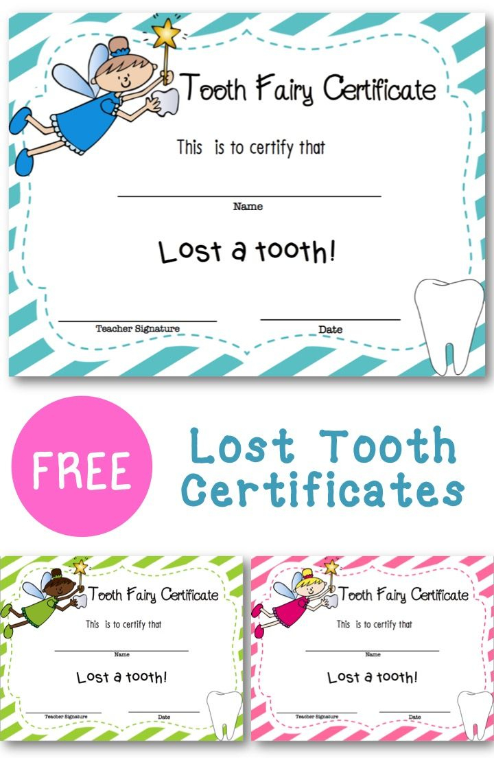 Lost Tooth Certificate | School Ideas | Pinterest | Classroom - Free Printable First Day Of School Certificate