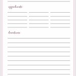 Love These Super Cute Free Printable Recipe Cards! She Even Gives   Free Printable Recipe Pages