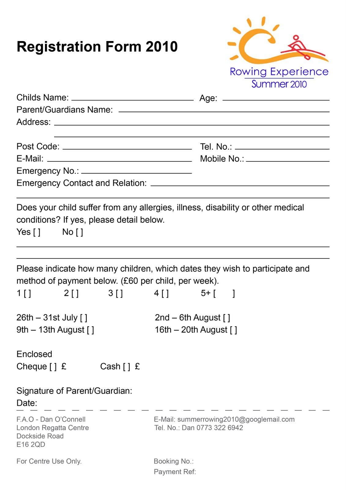 Love To Camp? Here Are Some Great Tips - Free Printable Summer Camp Registration Forms