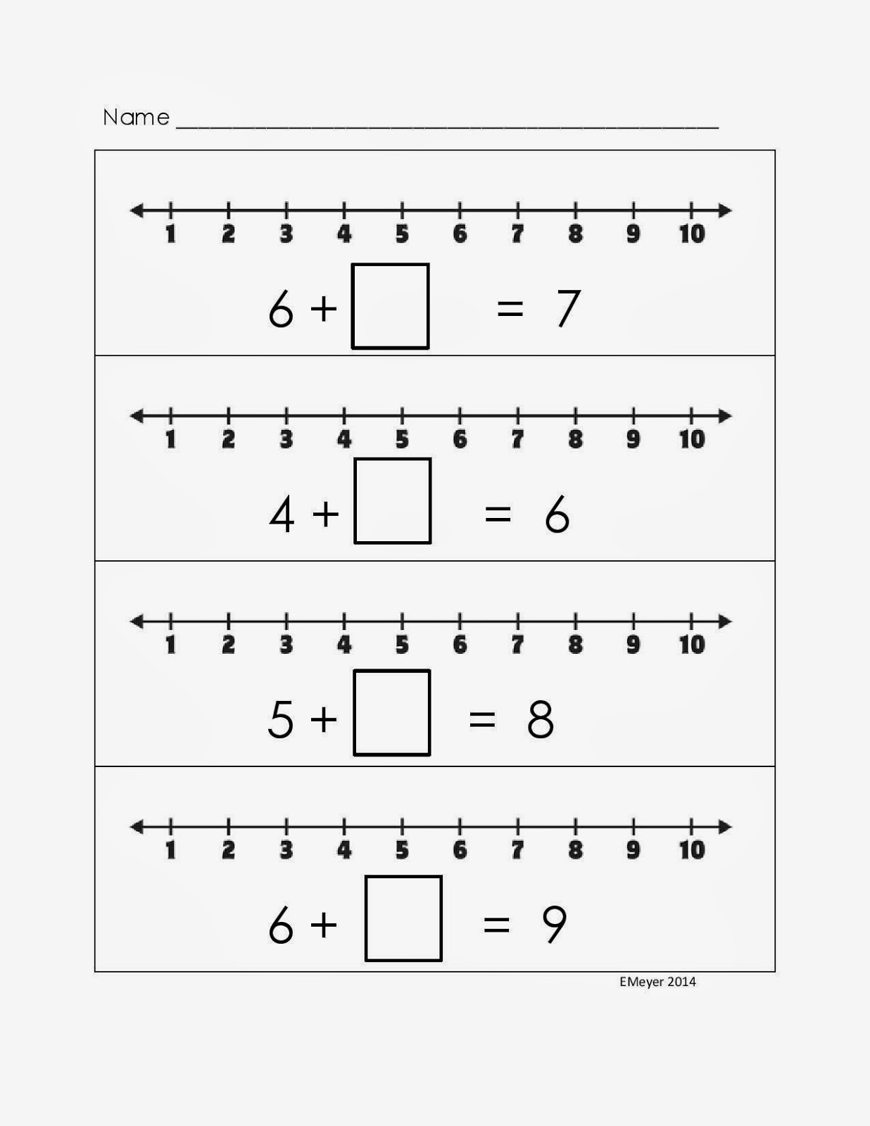 Lovely Number Line Worksheets For Kindergarten Fun Worksheet - Free Printable Number Line For Kids