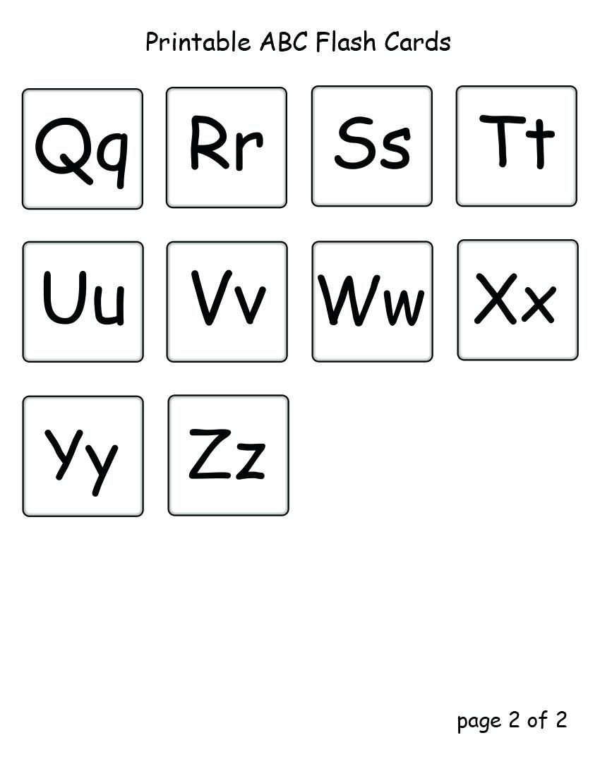 Lowercase Alphabet Printable Free Printable Alphabet Letters Upper - Free Printable Lower Case Letters Flashcards