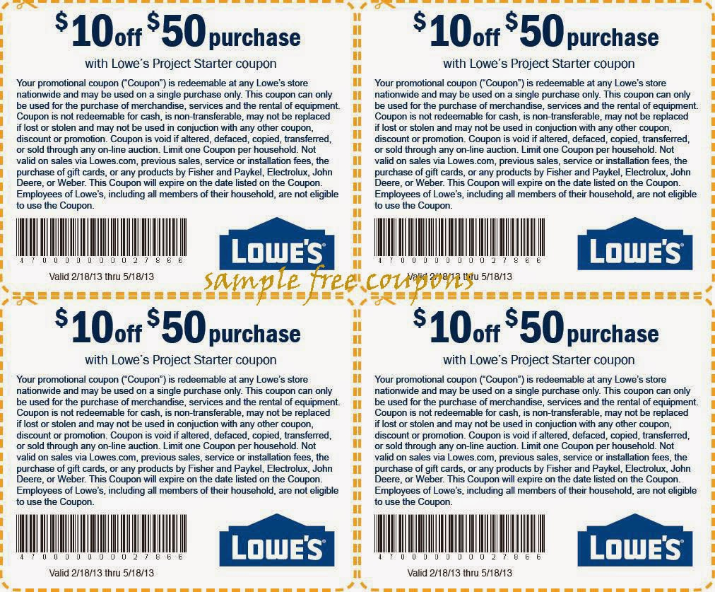 Lowes Printable Coupons For 2018 And Beyond! | Coupon Codes Blog - Lowes Coupons 20 Free Printable