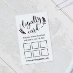 Loyalty Card Templates Instant Download Editable Reward | Etsy   Free Printable Loyalty Card Template