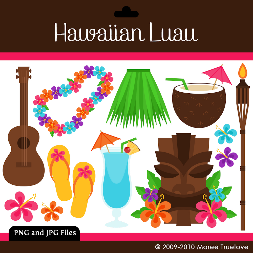 Luau Printable Clipart - Free Printable Luau Clipart