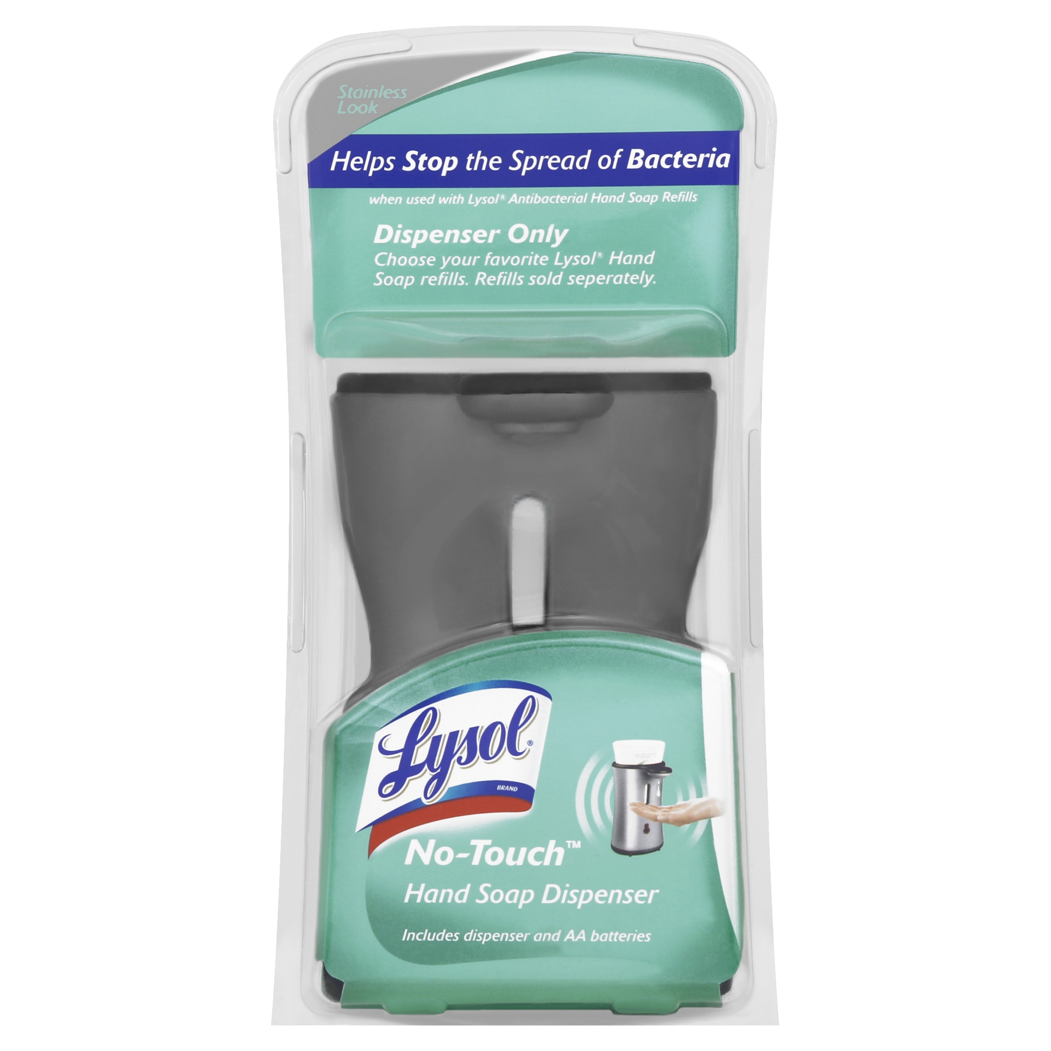 Lysol No-Touch Automatic Hand Soap Dispenser, Stainless - Walmart - Lysol Hands Free Soap Dispenser Printable Coupon