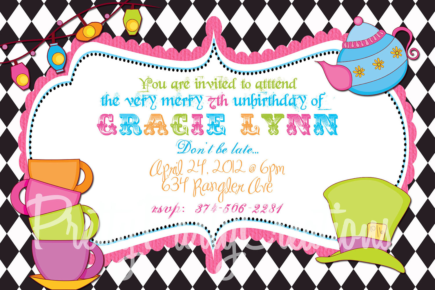 Mad Hatter Invitation Best Mad Hatter Tea Party Invitations Free - Mad Hatter Tea Party Invitations Free Printable