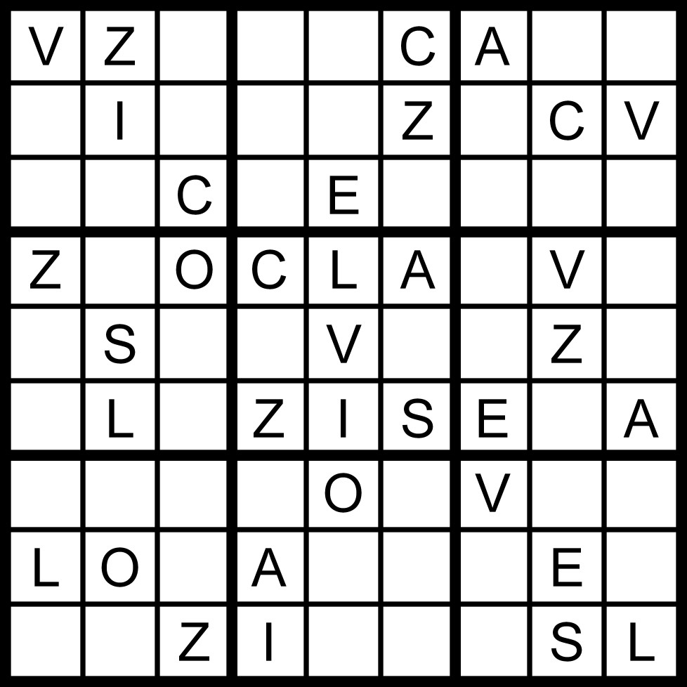 Magic Word Square: March 2011 - Free Printable Futoshiki Puzzles