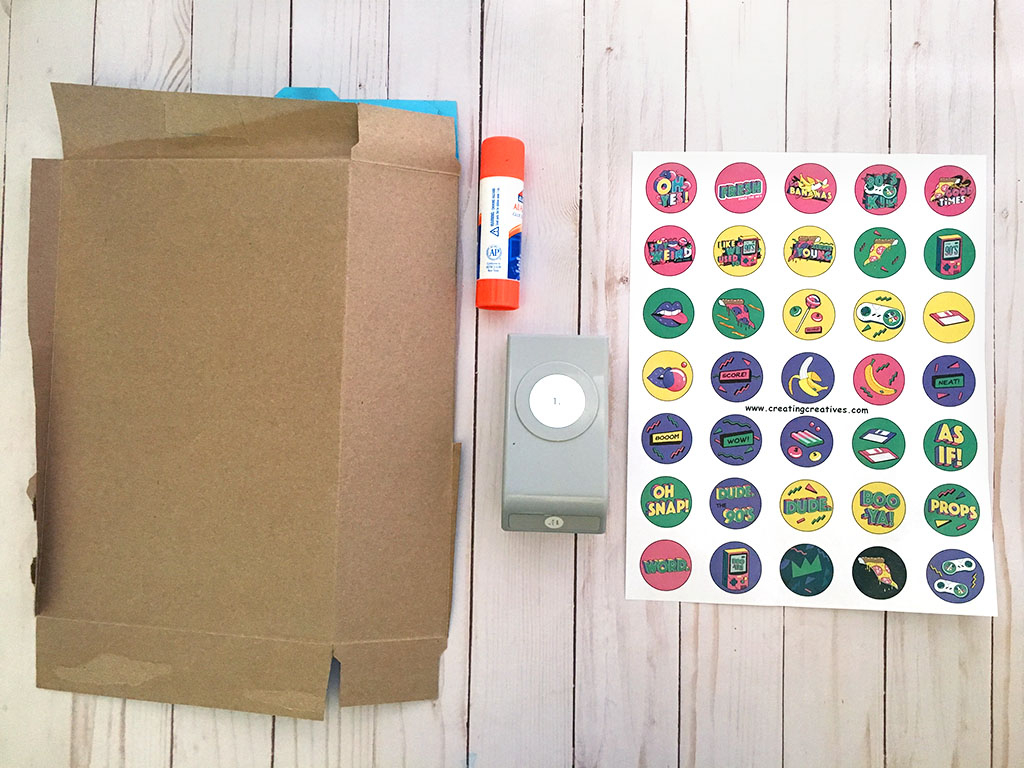 Make A 90S Pogs Game With This Free Printable - Creating Creatives - Printable 90S Props Free