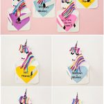 Make A Unicorn Love Card With Free Printable | Printable | Pinterest   Free Printable Special Occasion Cards
