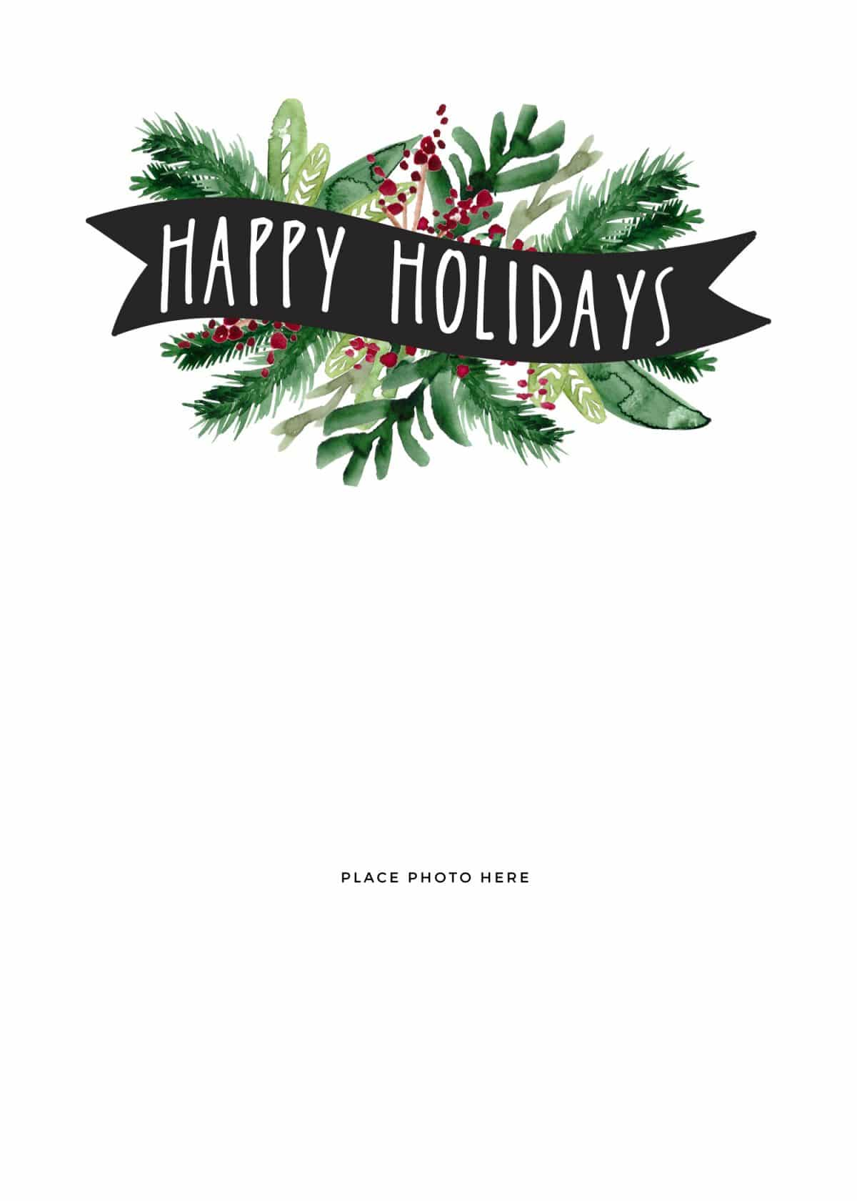 Make Your Own Photo Christmas Cards (For Free!) - Somewhat Simple - Free Online Printable Christmas Cards