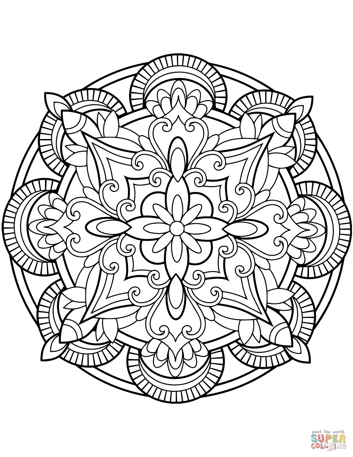 Mandalas Coloring Pages - Lezincnyc - Mandala Coloring Free Printable