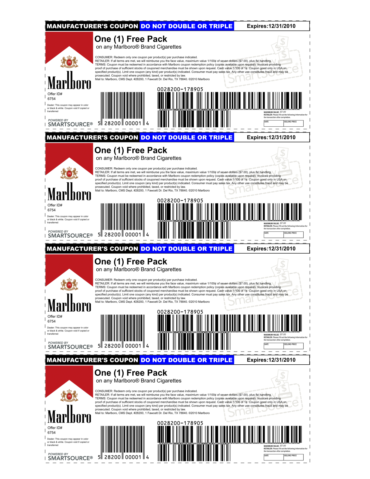 Marlboro Coupons Printable 2013 | Is Using A Possibly Fake Coupon - Free Printable Science Diet Coupons